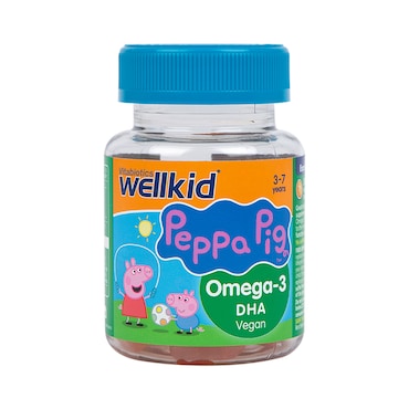 Vitabiotics Wellkid Peppa Pig Omega 3 Orange Flavour 30 Jellies image 1
