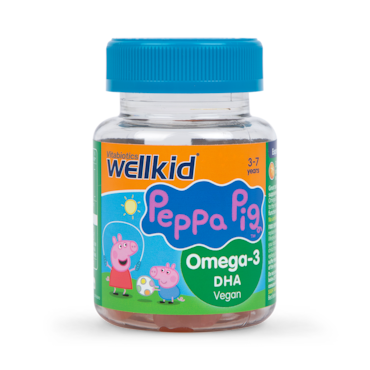 Vitabiotics Wellkid Peppa Pig Omega 3 Orange Flavour 30 Jellies image 1