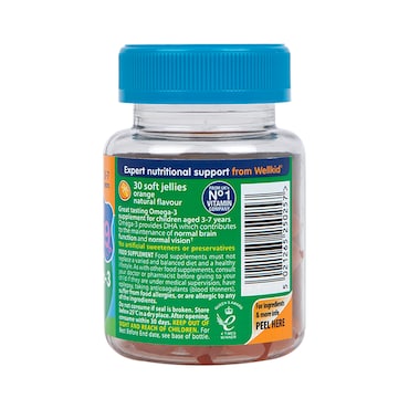 Vitabiotics Wellkid Peppa Pig Omega 3 Orange Flavour 30 Jellies image 2
