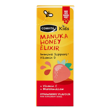 Review of Comvita Kids Manuka Honey Elixir Strawberry Flavour 100ml
