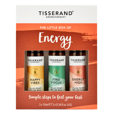 Tisserand Little Box Of Energy Rollerball Kit 3x10ml