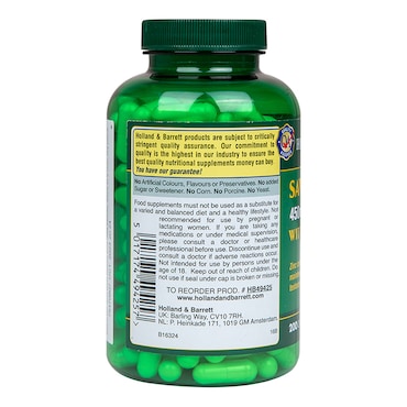 Holland & Barrett Saw Palmetto Capsules 450mg 200 Capsules image 2