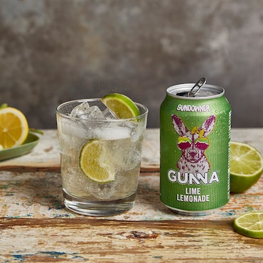 Gunna Sundowner Lemonade & Lime 330ml image 3