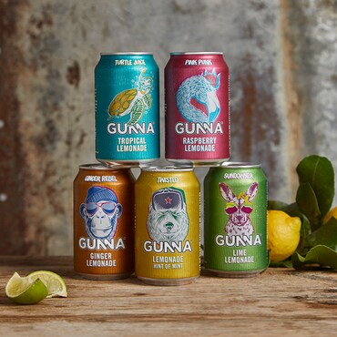 Gunna Sundowner Lemonade & Lime 330ml image 5