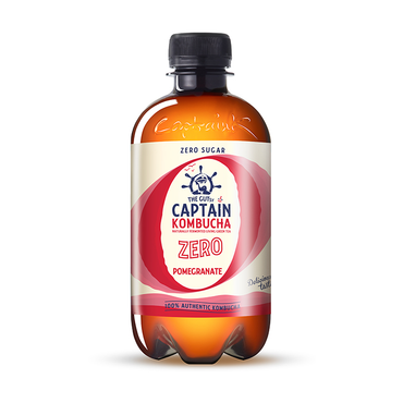 Review of The GUTsy Captain Kombucha Zero Pomegranate 400ml