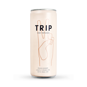 TRIP Peach Ginger CBD Drink 250ml image 1