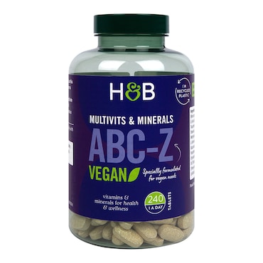 Holland & Barrett ABC to Z Vegan Multivitamins 240 Tablets image 1
