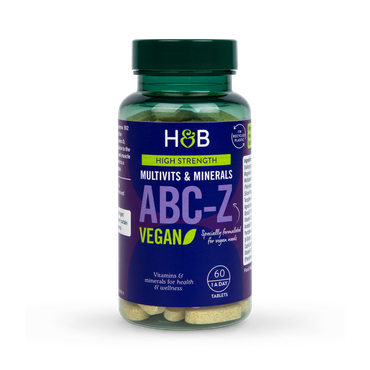 Holland & Barrett High Strength ABC to Z Vegan Multivitamins 60 Tablets
