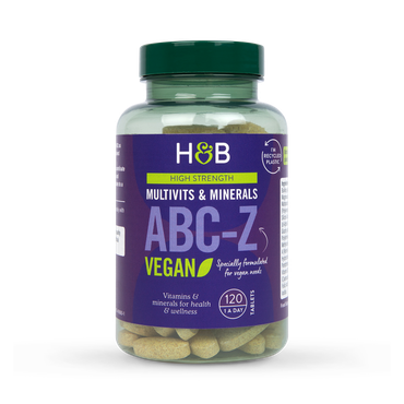Holland & Barrett High Strength ABC to Z Vegan Multivitamins 120 Tablets