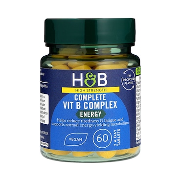 Holland & Barrett High Strength Complete Vit B Complex 60 Tablets image 1