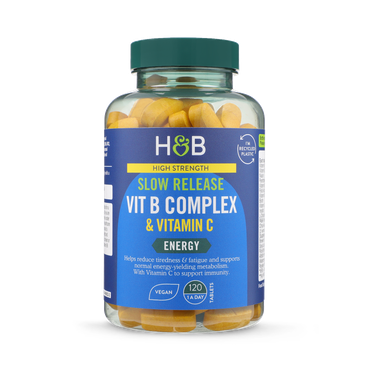 Holland & Barrett Super Strength Complete Vit B Complex + Vitamin C 120 Tablets