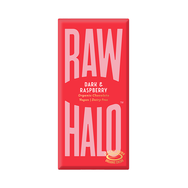 Review of Raw Halo Vegan Dark & Raspberry Raw Chocolate 70g
