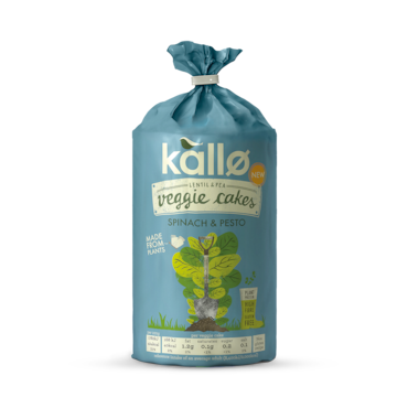 Kallo Spinach and Pesto Veggie Cakes 122g