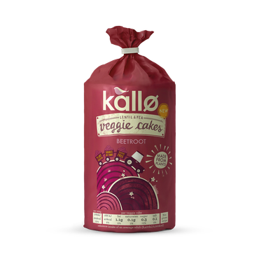 Kallo Beetroot & Balsamic Veggie Cakes 122g