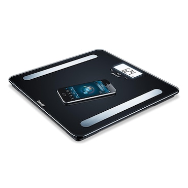 Beurer Diagnostic Bathroom Scale with HealthManager App, BF600 Black image 2