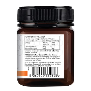 Manuka Lab Monofloral Manuka Honey 700 MGO 250g image 3