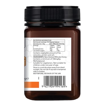 Manuka Lab Monofloral Manuka Honey 100 MGO 500g image 3