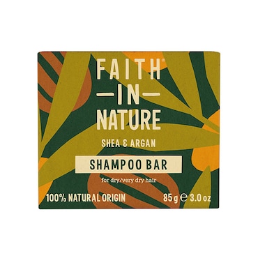 Faith in Nature Shea & Argan Shampoo Bar 85g image 1