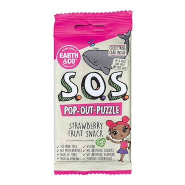 SOS Strawberry Fruit Snack 20g image 1