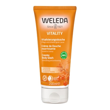 Weleda Sea Buckthorn Vitality Creamy Body Wash 200ml image 1