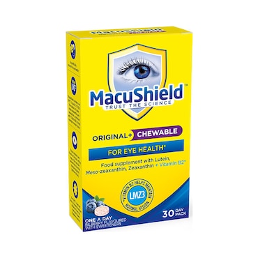 MacuShield Original Formula Bilberry Flavour 30 Chewables image 2