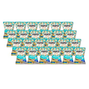 Properchips Salt & Vinegar Lentil Chips Full Box 24 x 20g