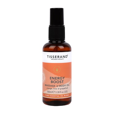 Tisserand Energy Boost Massage and Body Oil 100ml image 1