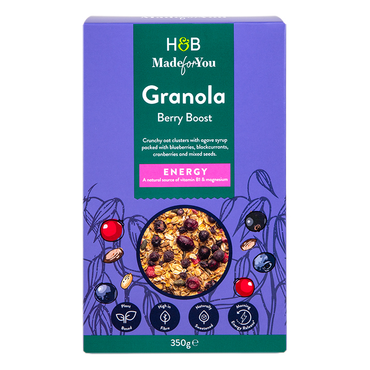 Review of Holland & Barrett Made for You Berry Boost Energy Granola 350g