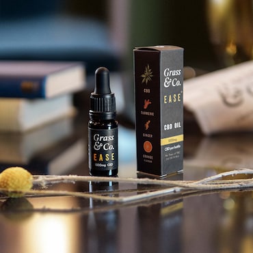 Grass & Co. EASE CBD Consumable Oil 1000mg with Ginger, Turmeric & Orange 10ml image 3