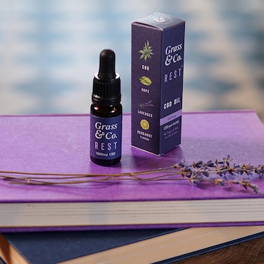 Grass & Co. REST CBD Consumable Oil 1000mg with Bergamot and Lavender 10ml image 3