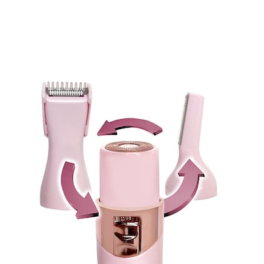 Magnitone FuzzOff 3-in-1 Rechargeable Precision Hair Trimmer - Pink image 3