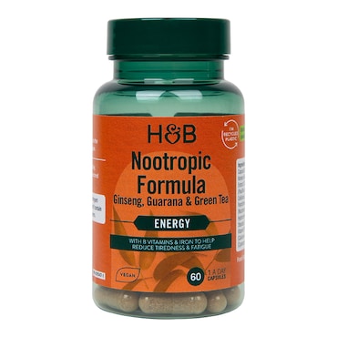 Holland & Barrett Nootropic Formula + B Vitamins 60 Capsules image 1