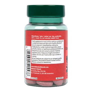 Holland & Barrett High Strength Cranberry Extract 400mg 60 Tablets image 3