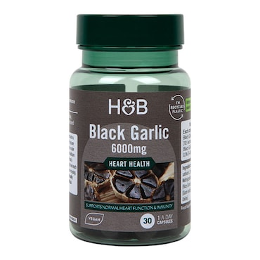 Holland & Barrett Black Garlic 6000mg 30 Capsules image 1