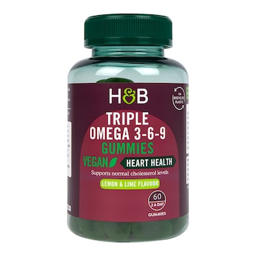 Holland & Barrett Vegan Triple Omega 3-6-9 Oil 60 Gummies image 1