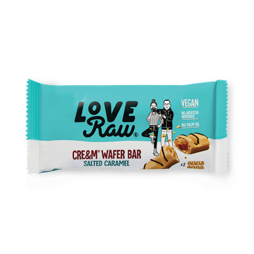 Review of Love Raw 2 Vegan Salted Caramel Wafer Bars 45g