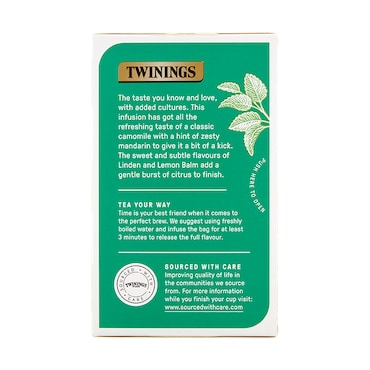 Twinings Bioblends Camomile & Linden 18 Tea Bags image 3