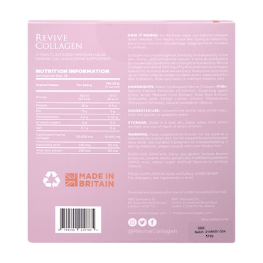 Revive Collagen Premium Liquid Marine Collagen Drink 8,500mgs 28 Sachets image 2