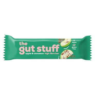 The Gut Stuff Good Fibrations Apple & Cinnamon Snack Bar 35g image 1