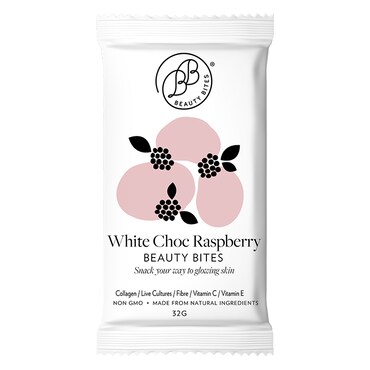 Krumbled Foods Beauty Bites White Chocolate Raspberry Flavour 1 x 32g