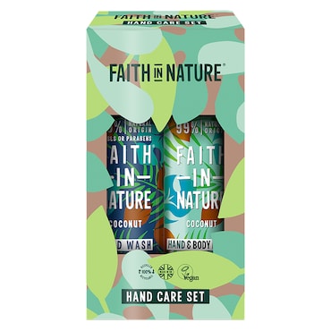 Faith in Nature Coconut Hand & Body Gift Set 2 x 400ml image 1