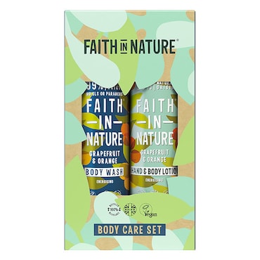 Faith in Nature Grapefruit & Orange Hand & Body Gift Set 2 x 400ml image 1