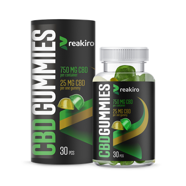 Review of Reakiro CBD 25mg Apple & Lemon Flavour 30 Gummies
