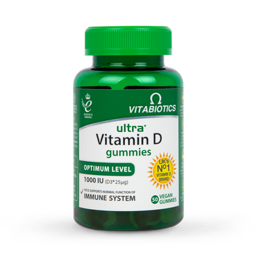 Review of Vitabiotics Ultra Vitamin D3 1000iu Vegan 50 Gummies