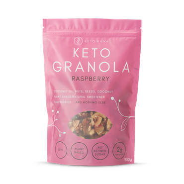 Review of Keto Hana Keto Granola Raspberry 300g
