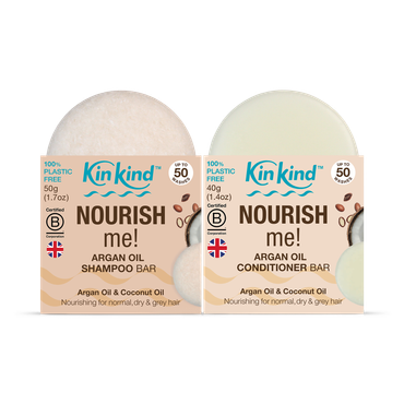 Review of KinKind NOURISH me! Argan Oil Shampoo and Conditioner Bar Set 90g