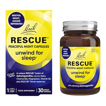 Bach RESCUE Peaceful Night 30 Capsules image 1