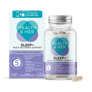 Health & Her Sleep+ Multi Nutrient Supplement 30 Capsules