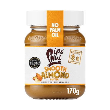 Pip & Nut Smooth Almond Butter 170g image 1