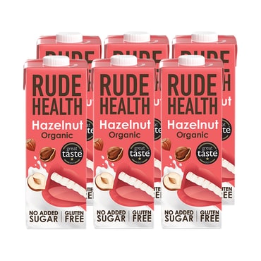 Rude Health Organic Hazelnut M*lk 6x 1L